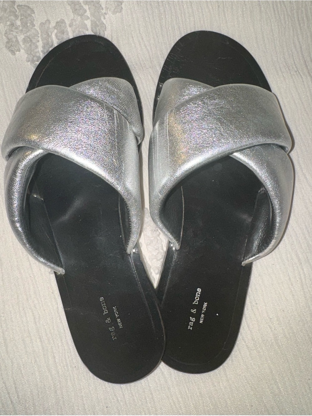 Rag & Bone Keaton Slide Silver